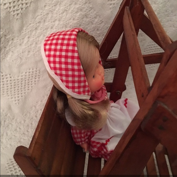 Accents Wooden Baby Doll Glider Swing Poshmark